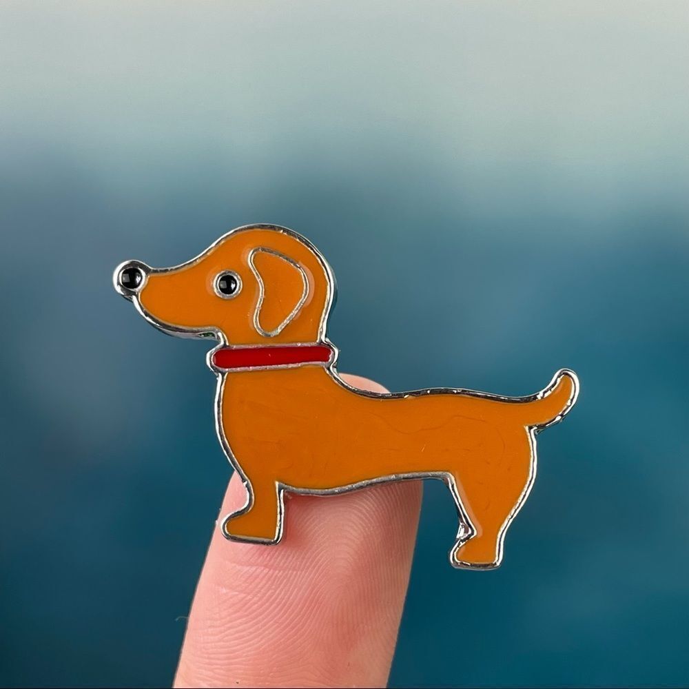 Dachshund Dog Enamel Pin/ Brooch Lapel